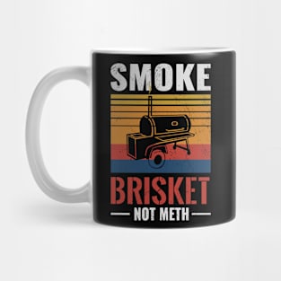 Funny briaket smoke meat legend gift Mug